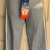 GK 'DANCE' GRAPHIC LADIES SMALL  LIGHT BLUE COT/SPANDEX DANCE CAPRI PANTS Sz AS