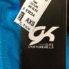GK DANCING DOTS ADULT X-SMALL TURQUOISE LASER CUT GYMNASTIC TANK LEOTARD AXS NWT - Image 8