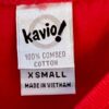 KAVIO! GK "USA" GYMNASTICS PRINT UNISEX CHILD X-SMALL LgS RED COTTON T-SHIRT XS - Image 4