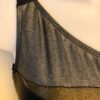 GK DANCE LADIES SMALL ASYM BLACK SPARKLE GOLD SILVER FOIL JAZZ LEOTARD Sz AS - Image 2