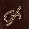 GK DANCE LADIES SMALL ASYM BLACK SPARKLE GOLD SILVER FOIL JAZZ LEOTARD Sz AS - Image 7