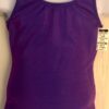 GK GYMNASTIC COMPETITION SHIRT BOYS X-SMALL PURPLE IRIDESCENT BOYCUT Sz CXS NWT!