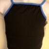 GK ELITE JAZZ DANCE CHEER GIRLS LARGE BLACK MICROFIBER CAMISOLE CROP TOP Sz L