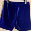 GK CHILD MEDIUM WORKOUT SHORTS PURPLE VELVET CHEER DANCE GYMNASTIC Sz CM NWT - Image 2