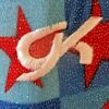 GK ELITE STAR FOIL PRINT LEOTARD ADULT SMALL GYMNASTICS DANCE CHEER TANK AS NWT! - Image 4