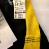 GK CHEER CHILD SMALL MICRO MINI BLACK NYLON YELLOW MESH GYM WORKOUT SHORTS SZ S - Image 7