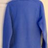 AVALANCHE "CHEER"  GIRLS SMALL OCEAN BLUE FLEECE BLACK FAUX FUR COLLAR JACKET S - Image 3