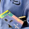 AVALANCHE "CHEER"  GIRLS SMALL OCEAN BLUE FLEECE BLACK FAUX FUR COLLAR JACKET S - Image 5