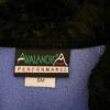 AVALANCHE "CHEER"  GIRLS SMALL OCEAN BLUE FLEECE BLACK FAUX FUR COLLAR JACKET S - Image 9