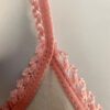 GK CAMI PJ TOP ADULT LARGE â€˜PURRFECT DANCERâ€™ WHITE COTTON PINK LACE STRAP Sz AL - Image 3