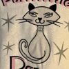 GK CAMI PJ TOP ADULT LARGE â€˜PURRFECT DANCERâ€™ WHITE COTTON PINK LACE STRAP Sz AL - Image 4