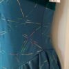 GK GREEN HALTER LADIES X-SMALL BEADED VELVET ICE FIGURE SKATE DRESS Sz AXS NWT! - Image 6