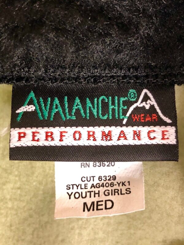 GK "DANCE" FLEECE VEST GIRLS MEDIUM AVALANCHE WEAR PERFORMANCE FAUX FUR GREEN M - Image 9