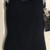 GK BLACK CAMISOLE CHILD X-SMALL DANCE LEOTARD SILVER  FOIL PRINT X-STRAPS CXS