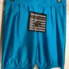 GK WORKOUT SHORTS LADIES SMALL TEAL DANCE CHEER GYMNASTICS NYLON/SPANDEX AS NWT!