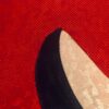 GK LgSLV LADIES SMALL NAVY VELVET RED WHITE FOIL GYMNASTICS DANCE LEOTARD Sz AS - Image 2