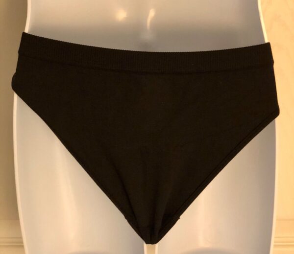 GK HI-CUT SEAMLESS CHILD SMALL #1478 GYMNASTICS ATHLETIC BLACK BRIEF Sz CS NWT! - Image 3