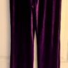 GK DANCE JAZZ LADIES SMALL PURPLE VELVET PURPLE TWILIGHT WAISTBAND PANTS SZ S - Image 5