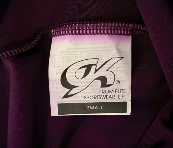 GK DANCE JAZZ LADIES SMALL PURPLE VELVET PURPLE TWILIGHT WAISTBAND PANTS SZ S - Image 7