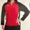 UNDER ARMOUR GK UNISEX ADULT SMALL RED BLACK WHITE DRYTECH RELAX WARM UP JACKET