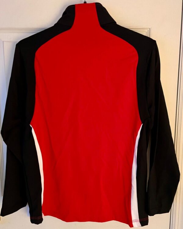 UNDER ARMOUR GK UNISEX ADULT SMALL RED BLACK WHITE DRYTECH RELAX WARM UP JACKET - Image 3