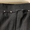 GK DANCE PANTS ADULT X-SMALL BLACK COTTON/STRCH CRYSTAL CUFFED PANTS AXS NWT! - Image 2
