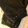 GK DANCE PANTS ADULT X-SMALL BLACK COTTON/STRCH CRYSTAL CUFFED PANTS AXS NWT! - Image 6