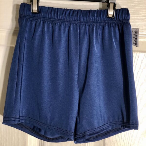 GK BOYS SMALL COMPETITION SHORTS NAVY N/S LONG GYMNASTICS RUNNING GYM CS NWT