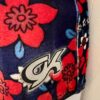 GK GREEN CHILD X-SMALL NAVY RED FLORAL PRINT VELVET GYMNASTDANCE TANK LEOTARD XS - Image 6