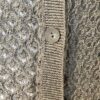 HEATHER B WOMENS SMALL SSLV LGT HEATHER GRAY BUTTON UP CROCHET TUNIC SWEATER S - Image 2