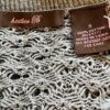 HEATHER B WOMENS SMALL SSLV LGT HEATHER GRAY BUTTON UP CROCHET TUNIC SWEATER S - Image 8