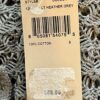 HEATHER B WOMENS SMALL SSLV LGT HEATHER GRAY BUTTON UP CROCHET TUNIC SWEATER S - Image 10