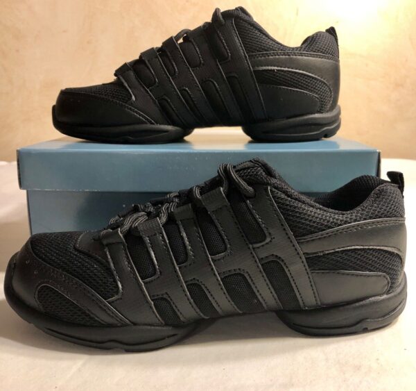 NIB Leo LS5100L NRG LITE BLACK SNEAKERS Size 6.5