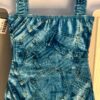 GK FADED DENIM CHILD SMALL PRINT VELVET GYMNASTIC DANCE TANK LEOTARD Sz CS NWT! - Image 6