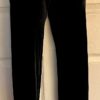 GK ELITE DANCE JAZZ LADIES X-SMALL BLACK VELVET JEWELED CUFFED JAZZ PANTS SZ XS - Image 2
