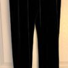 GK ELITE DANCE JAZZ LADIES X-SMALL BLACK VELVET JEWELED CUFFED JAZZ PANTS SZ XS - Image 8