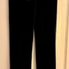 GK DANCE CHILD LARGE BLACK SMOOTH VELVET JEWELED CUFFED JAZZ PANTS JAZZ SZ CL - Image 2