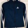 ADIDAS GK DRYTECH CHILD SMALL NAVY GYMNASTICS ATHLETES WARM UP JACKET CS NWT!