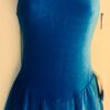 GK ICE SKATE ELECTRIC BLUE VELVET LADIES SMALL SLVLS RACERBACK TANK DRESS Sz AS