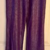 GK DANCE JAZZ LADIES SMALL PURPLE TWILIGHT PANTS PURPLE VELVET WAISTBAND SZ S - Image 2
