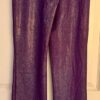 GK DANCE JAZZ LADIES SMALL PURPLE TWILIGHT PANTS PURPLE VELVET WAISTBAND SZ S - Image 4