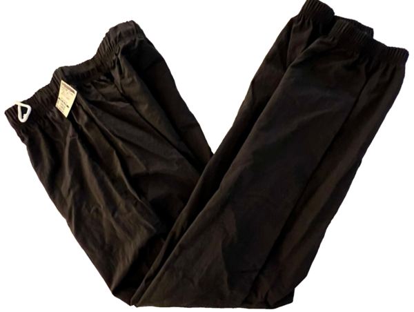 GK WARM UP UNISEX CHILD LARGE BLACK SUPPLEX NYLON GYMNASTICS CHEER PANTS SZ L