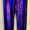 GK DANCE JAZZ ADULT MEDIUM DEEP PURPLE SHIMMERY MYSTIQUE HOLOGRAM PANTS SZ M NWT - Image 3