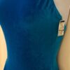 GK ICE SKATE ELECTRIC BLUE VELVET LADIES SMALL SLVLS RACERBACK TANK DRESS Sz AS - Image 4