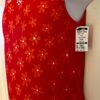GK RED DEW DROP PRINT CHILD X-SMALL GYMNASTICS DANCE METALLIC JA TANK LEOTARD XS - Image 4