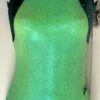 GK GREEN SPARKLE VELVET ADULT SMALL KIWI JA GYMNASTICS DANCE CHEER LEOTARD AS