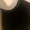 GK DANCE JAZZ GIRLS LARGE BLACK VELVET X-BACK FOIL STRAPS CAMISOLE TOP SZ L NWT - Image 2