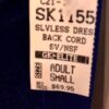 GK ICE FIGURE SKATE ADULT SMALL CONCORD VELVET V-NECK BACK CORD SLVLS DRESS AS - Image 7