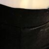 GK WORKOUT DANCE SHORTS ADULT SMALL BLACK VELVET CHEER GYMNASTIC UNHEMMED SZ S - Image 3