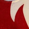 GK LgSLV LADIES SMALL NAVY VELVET RED WHITE FOIL GYMNASTICS DANCE LEOTARD Sz AS - Image 2